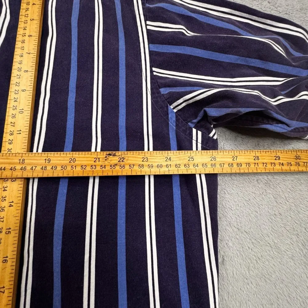 Polo Ralph‎ Lauren Men's Stripe Shirt Long Sleeve Size Large 90's Vibe